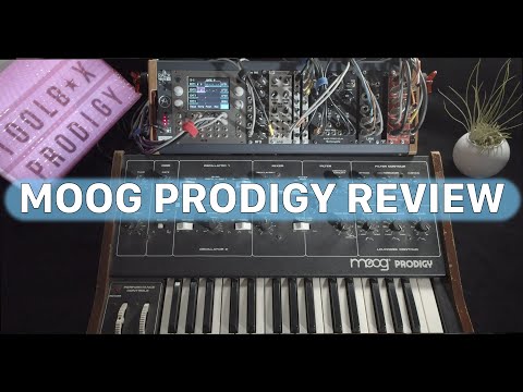 Moog Prodigy Analog Synthesizer Demo - first impressions and Review of the 1979 Synthesizer