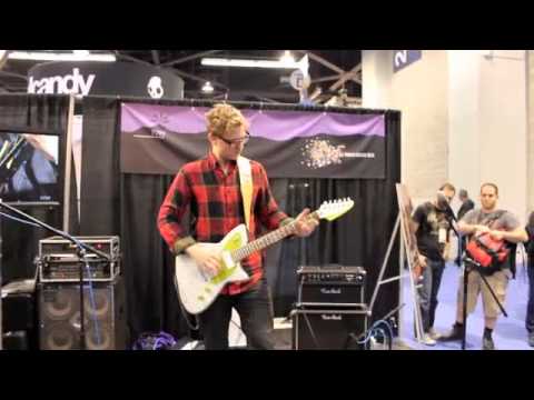 Jared Scharff rocking a new Fano Psonicsphear - NAMM 2012