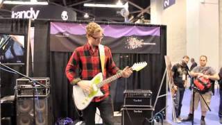 Jared Scharff rocking a new Fano Psonicsphear - NAMM 2012