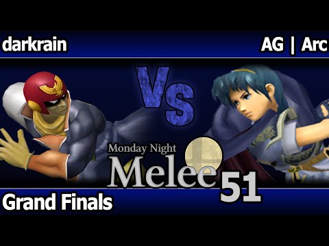 MNM 51 Melee - darkrain (C Falcon) vs AG | Arc (Marth) - Grand Finals