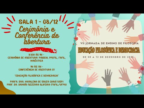 SALA 1 - CERIMÔNIA E CONFERÊNCIA DE ABERTURA