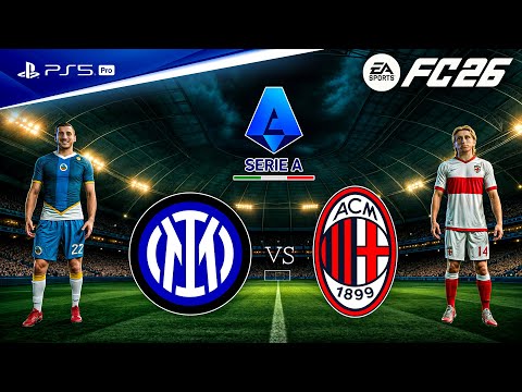 FC 26 - Inter vs. AC Milan - Serie A 25/26 Full Match | PS5™ Pro [4K60]