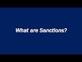 What are Sanctions?