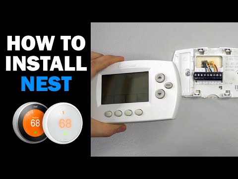 How to Replace HVAC Thermostat (How to Install Nest Thermostat)