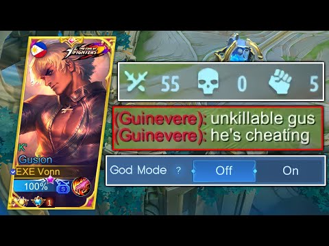 GUSION SECRET SETTING FOR 0 DEATH EVERY GAME!? (Must Watch!!)