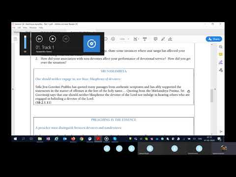Bhakti Vriksha- Session-54- Vaishnava Apradha- Part 1