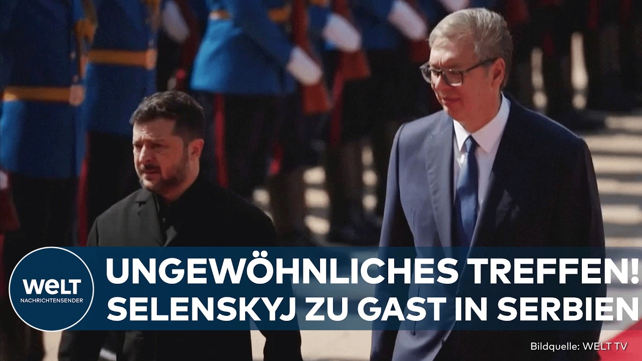 SELENSKYJ IN SERBIEN: Erster Besuch seit Kriegsbeginn! Vučić empfängt Ukraines Präsidenten