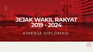 Jejak Wakil Rakyat 2019 – 2024 – Kinerja Diplomasi Parlemen