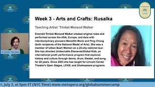 Arts and Crafts: &quot;Rusalka&quot; with Emerald Trinket Monsod Walker