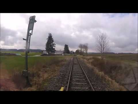 Führerstandsmitfahrt nach Pfullendorf über die Räuberbahn