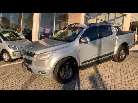 Chevrolet S10 Pick-Up LTZ 2.4 F.Power 4x2 CD - Prata - 2013