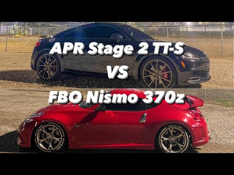 FBO Nismo 370z vs APR Stage 2 Audi TT-S