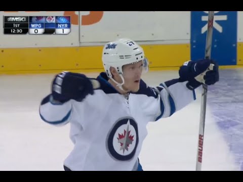 Nikolaj Ehlers First NHL Goal vs New York (10/13/15)