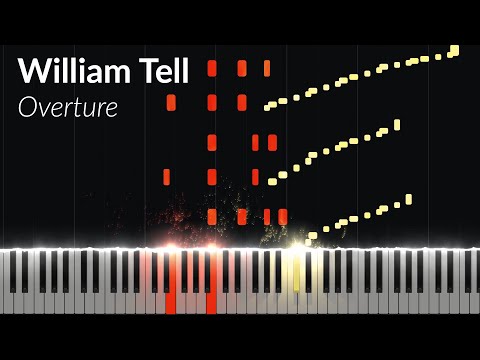 Rossini/Liszt - William Tell Overture Finale [Piano Tutorial]