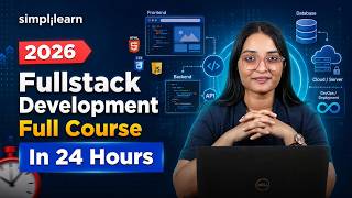 FullStack Development Full Course 2026 | Full Stack Development Tutorial For Beginners | Simplilearn