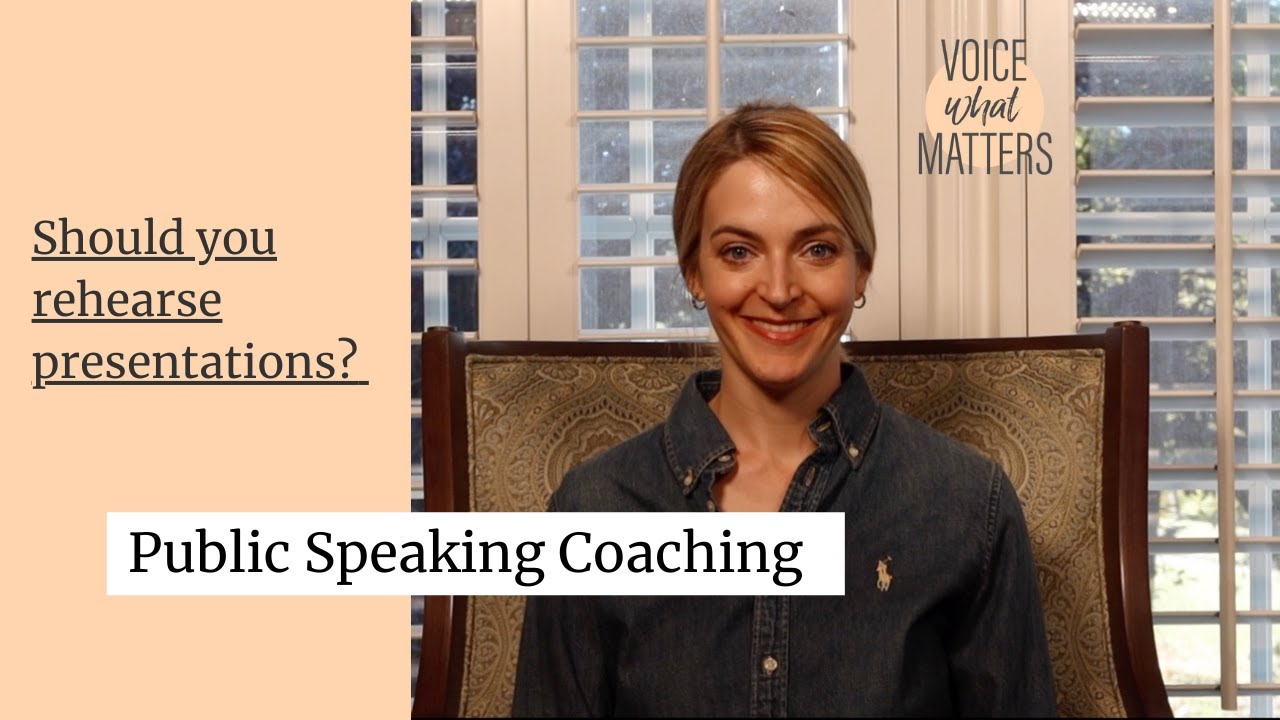Should you rehearse presentations?