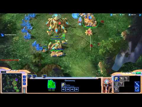 Destiny learning protoss (Kyle on Skype) [Game 15] - Starcraft 2 Ladder