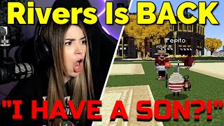 Rivers Meets Pepito for the FIRST TIME with Roier on QSMP Minecraft