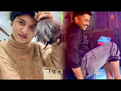 Layers Hair Cut tutorial and Umed aur mera Fish Spa 😁