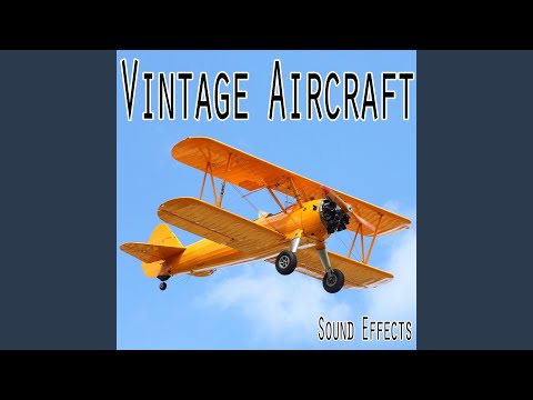 Vintage Single Prop Plane Takes off and Passes by Closely