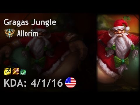 Gragas Jungle vs Lee Sin - Allorim - NA Challenger Patch 6.23