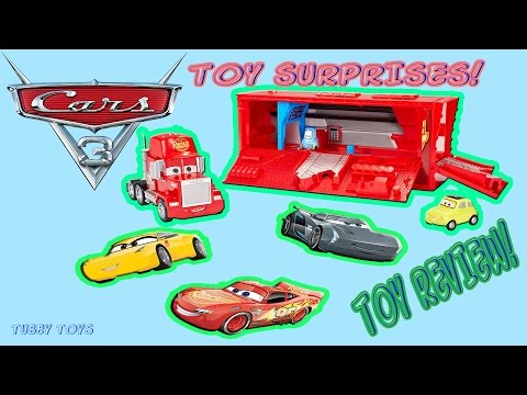 Disney Pixar Cars 3 Hunt New Cars Movie Travel Time Toy Review, Lightning McQueen, Blind Bags