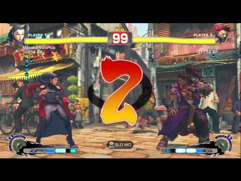 Fujino [Akuma] vs ManakareshiPlus [Rose] SSF4 Japanese Online Ranked Matches - TRUE-HD