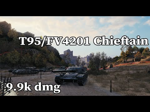 World of Tanks T95/FV4201 Chieftain - 9.9k damage 8 kills - Empire's Border – Standard