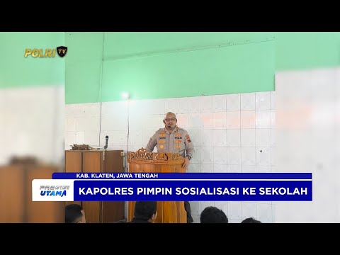 POLRES KLATEN LAKUKAN PEMBINAAN PELAJAR JAGA KAMTIBMAS PADA LIBUR PANJANG NATARU