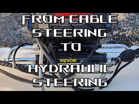 Installing Vevor Hydraulic Steering Kit in a Outboard Boat - DIY Guide