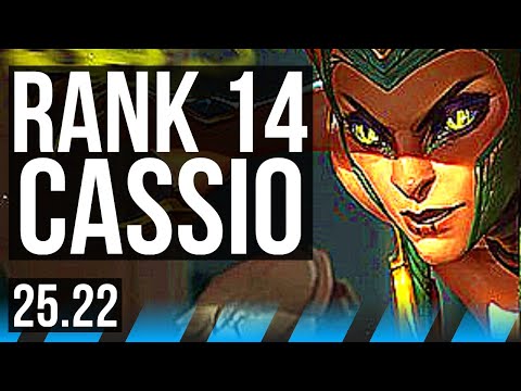 CASSIOPEIA vs FIZZ (MID) | Rank 14 Cassio | NA Grandmaster | 25.22