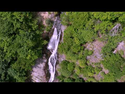 Cascada Lotrisor - Parcul National Cozia (filmare aeriana 4K)