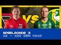 EDIVISIE | Speelronde 3: AZ - ADO Den Haag
