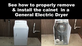General Electric Dryer Cabinet