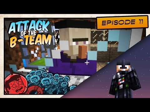 Minecraft - Attack of the B-Team! Witch Grinder! Introducing Darth Pungence - E11