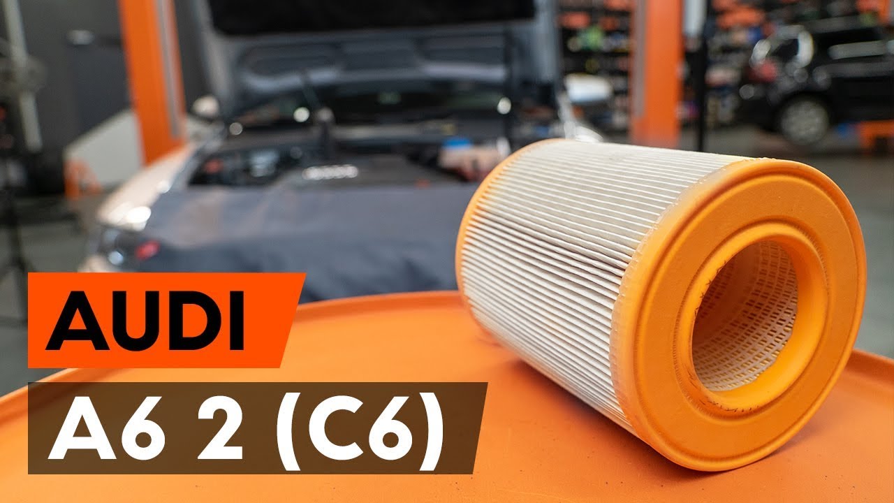 Kako zamenjati avtodel zračni filter na avtu Audi A6 4F2 – vodnik menjave