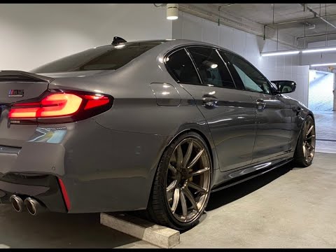 BMW F90 M5 Competition with Akrapovic