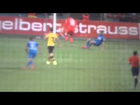 Goal for S.Lakic vs Dortmund DFB POKAL 2015