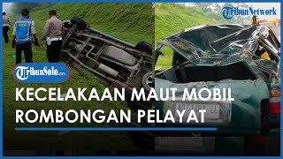 4 Orang Tewas dalam Kecelakaan Maut Libatkan Mobil Rombongan Pelayat di Tol Semarang-Solo