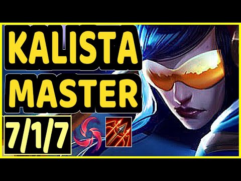 DREAM (KALISTA) - 7/1/7 KDA BOTTOM ADC GAMEPLAY - OC Ranked MASTER