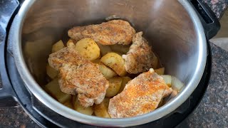 Instant Pot Pork Chops And Potatoes Recipe - Quick And Easy One Pot Meal - Make It For Dinner!