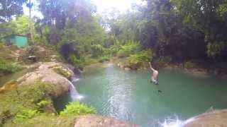 preview picture of video 'Family Day Trip to Jamaica - Blue Hole, Ocho Rios and Silver Sands Beach'