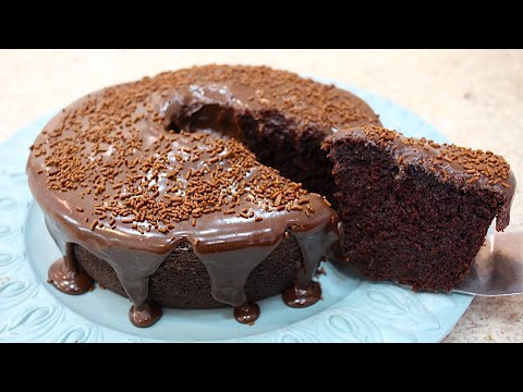 FLUFFY CAKE NEGA MALUCA - EASY AND FAST CHOCOLATE CAKE - MEGA DELICIOUS - Isamara Amâncio