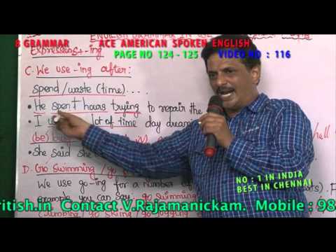 8 GRAMMAR VIDEO NO 116