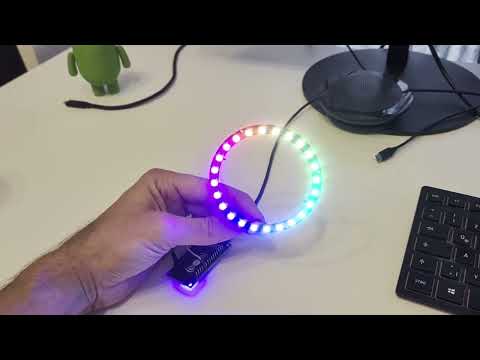 🔥 ESP8266 & WS2812B Regenbogen LED Ring: SO EINFACH geht Mikrocontroller-Programmierung mit GEMINI!