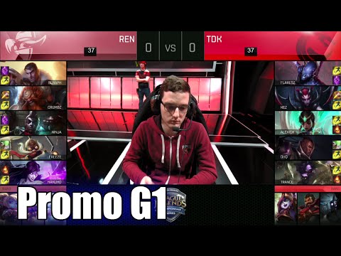 Renegades vs Team Dragon Knights | Game 1 S6 NA LCS Summer 2016 Promotion Tournament | REN vs TDK G1