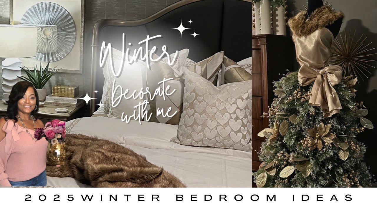 Transform Your Bedroom: 2025 Style Cozy Winter Bedroom | Winter Mannequin Tree