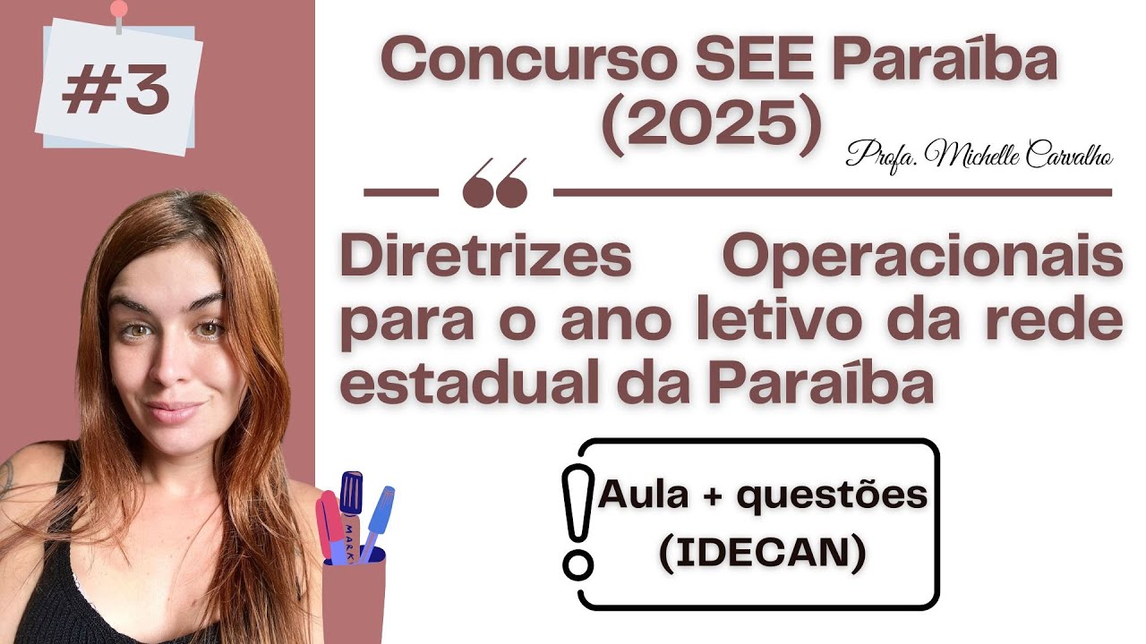 | SEE PB | Operational Guidelines for the Paraíba State School System School Year/2025 - Class 3