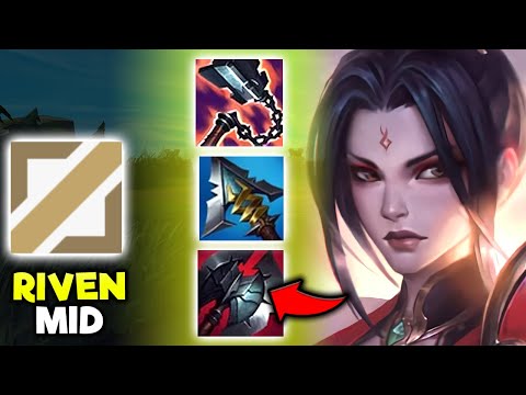 RIVEN NOW SHREDS ALL MIDLANERS WHILE CAMPED! (DO THIS) - S11 RIVEN GAMEPLAY (Season 11 Riven Guide)