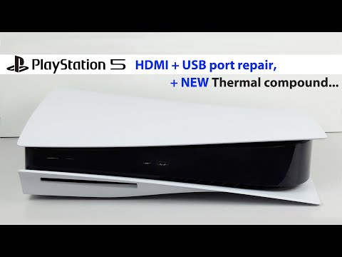 PS5 HDMI USB Repair New Thermal Compound